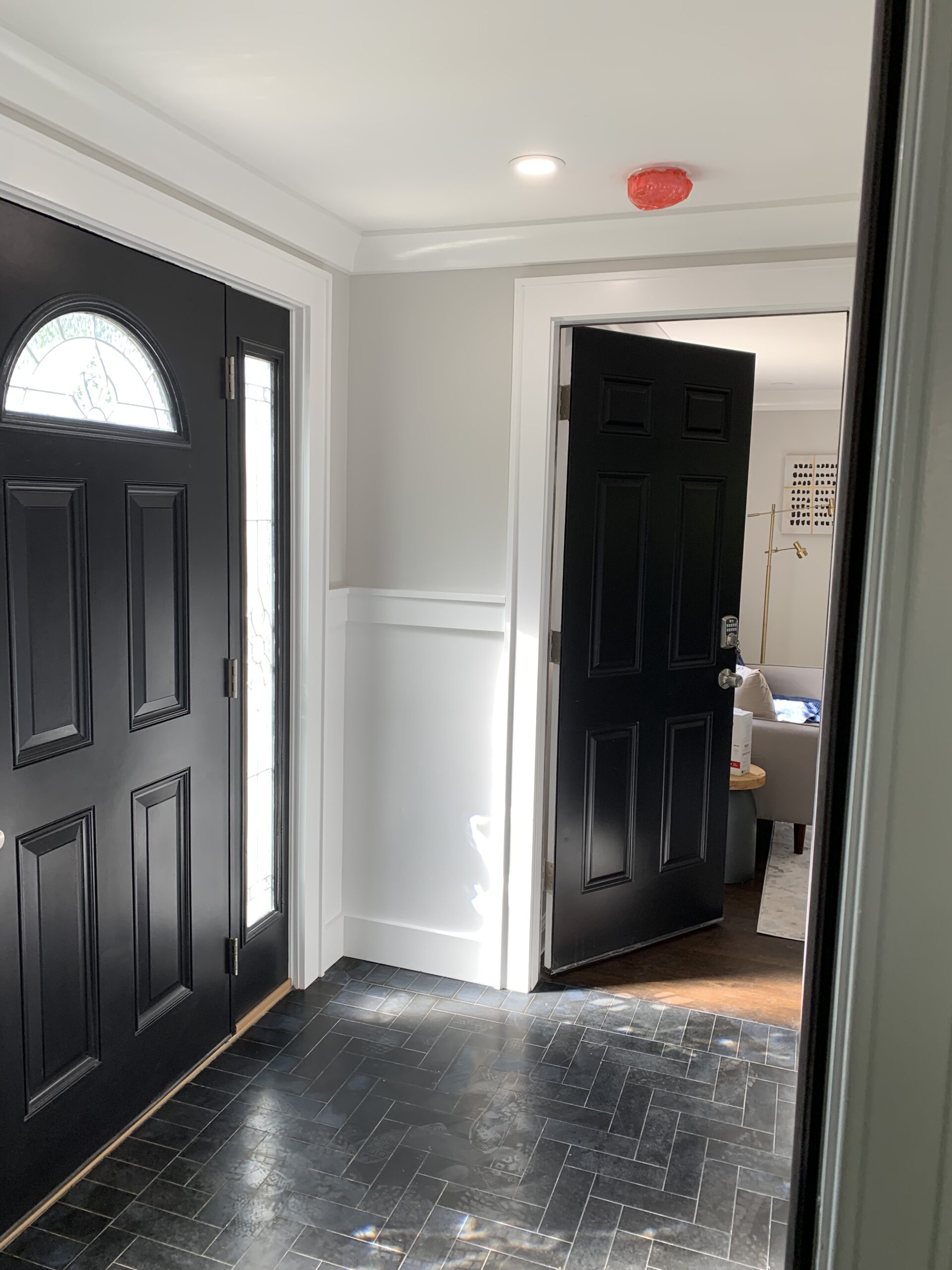 Completed home improvement project